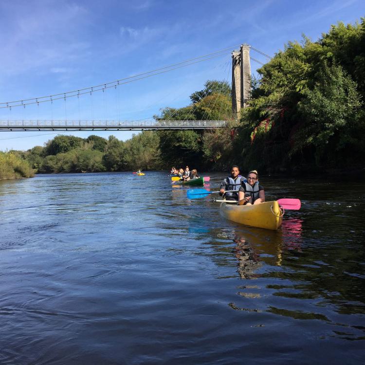 un pont sur la Dordogne